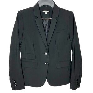 Gap Black Classic 2‎ Button Blazer Women's Size 0
